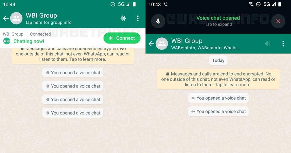 whatsapp chat voz