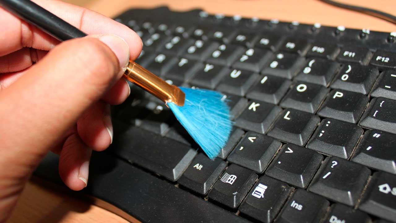 Limpiar teclado PC