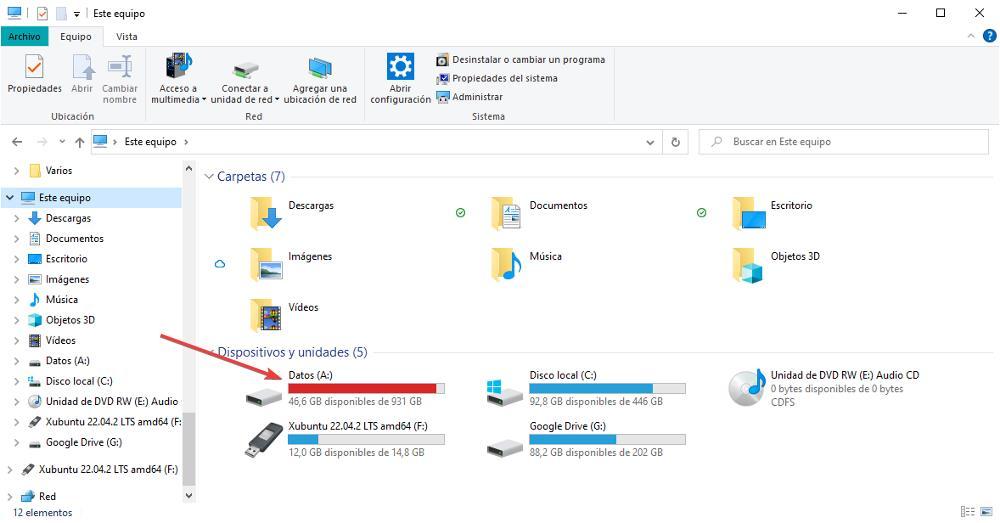 Cambiar letra unidad almacenamiento Windows