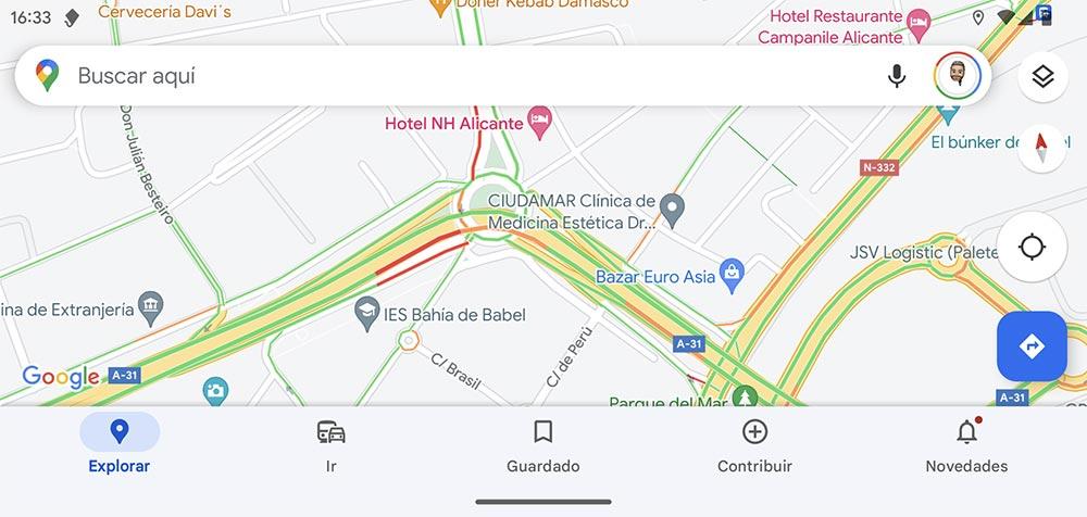 Tráfico Google Maps