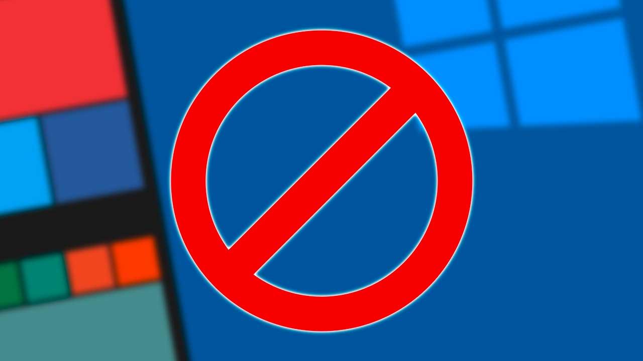 Prohibido Windows 10