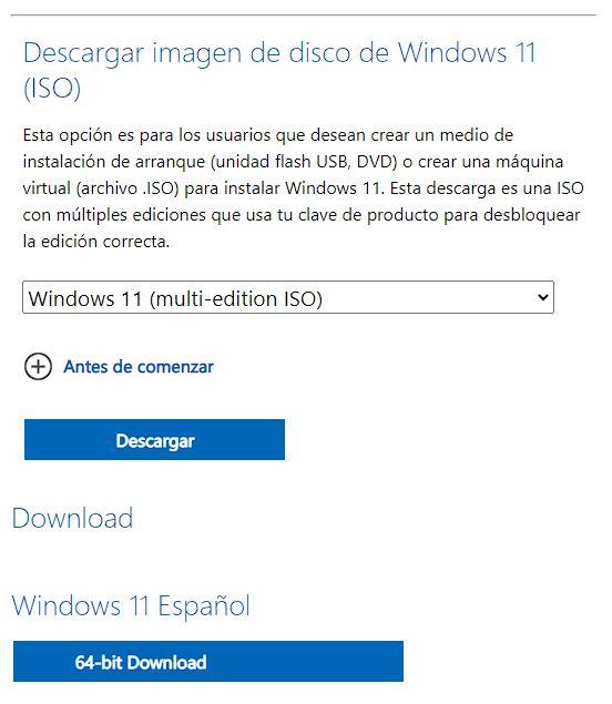 Windows 11 23H2 Update descargar ISO