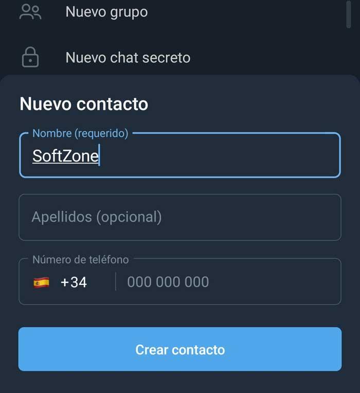 añadir Android telegram