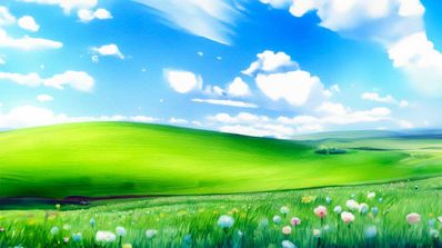 fondo bliss xp dibujo