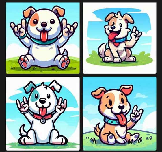 perro cuernos