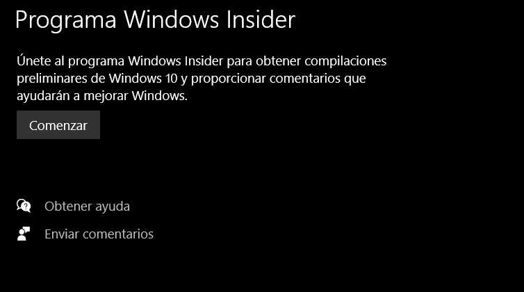 Windows insider