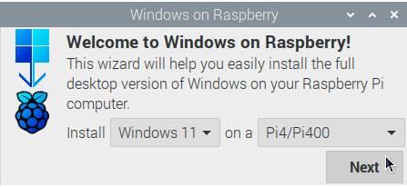 Windows 11 en RPI4