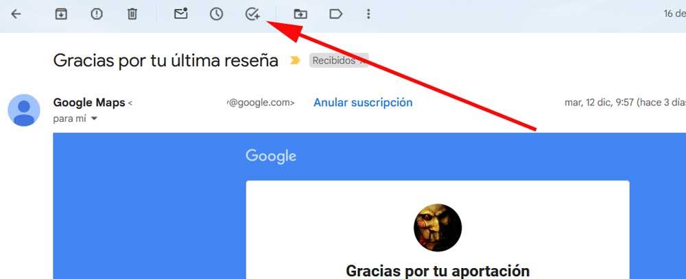 gmail accesos directos
