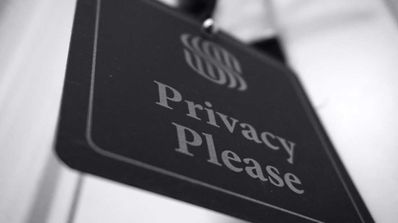 cartel privacidad