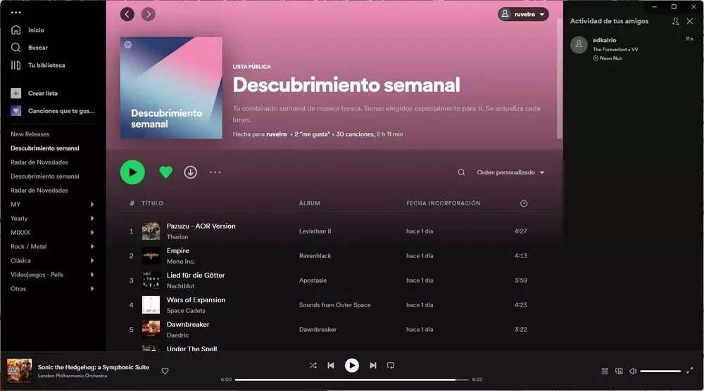 reproductor Spotify