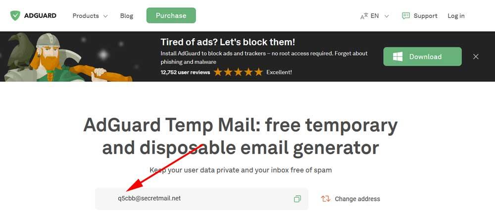 AdGuard Temp Mail