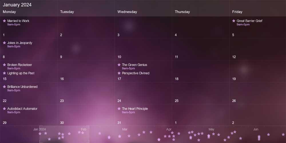 ChronoFlo Calendar
