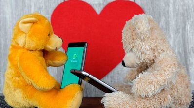 Peluches con WhatsApp