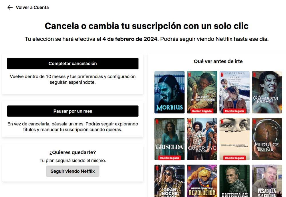 cancelar Netflix