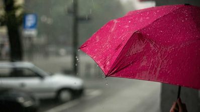 lluvia paraguas