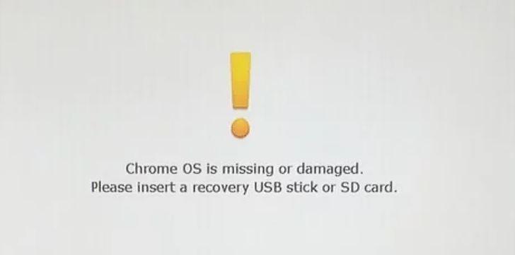 Chrome OS dañado