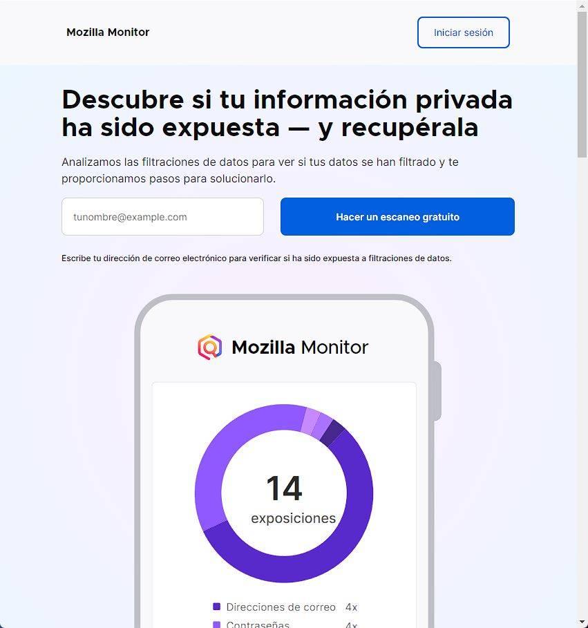 Mozilla Monitor - 1