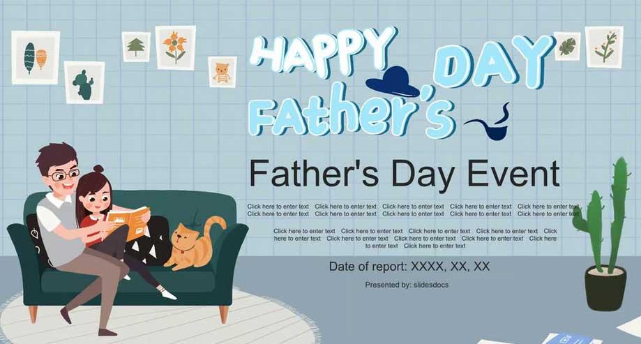 Fathers Day Event Planning plantilla