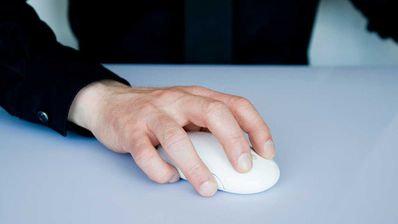 Ratón navegando Internet