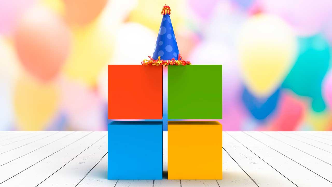 Cumpleaños Microsoft