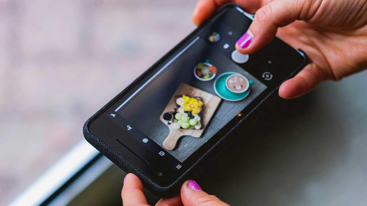 Hacer foto a comida con el móvil