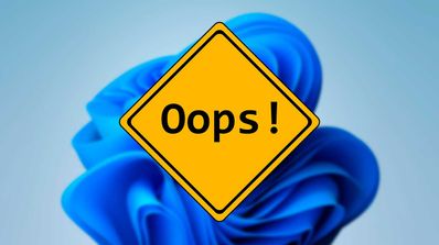 Oops error W11