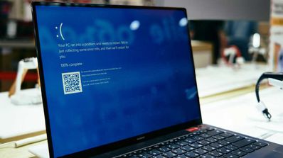 Portátil pantallazo azul BSOD