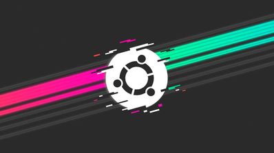 Ubuntu logo haz de luz