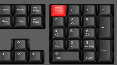 tecla bloqueo numerico