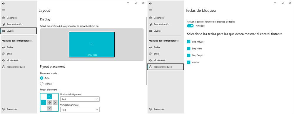 ModernLyouts - Modificar interfaz volumen Windows