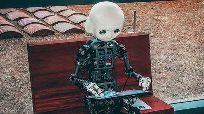 ia robot texto