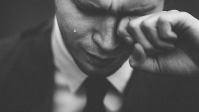 hombre triste