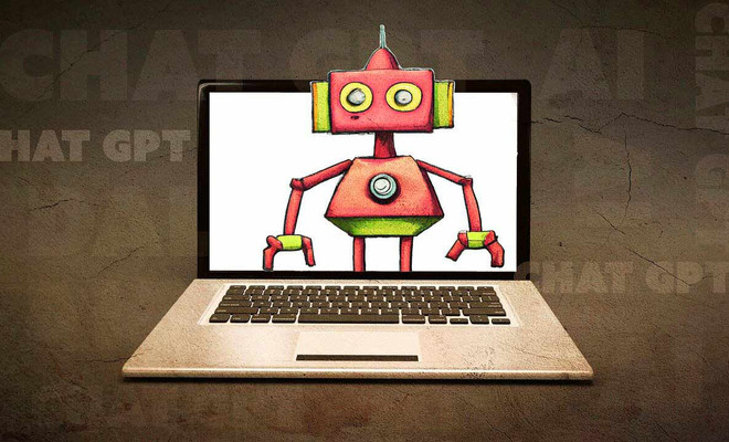 Imagen robot IA