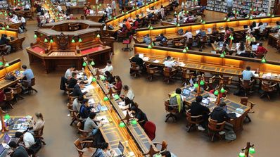 biblioteca estudiantes