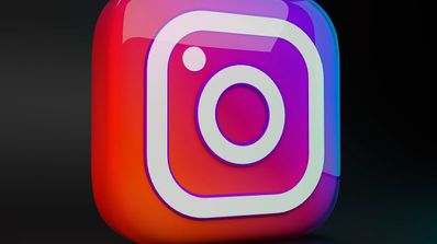 logo instagram 3d