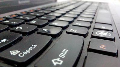 keyboard mayus