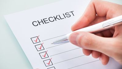 checklist windows 11