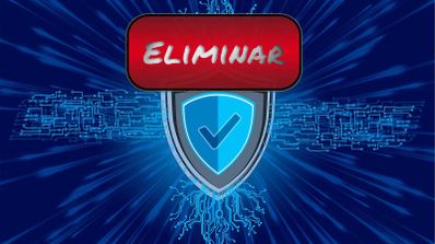 Borrar logo antivirus seguridad en Windows 11.
