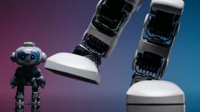 Pequeño robot que alude al término ayudante o "Copilot"