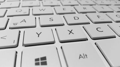teclado blanco windows