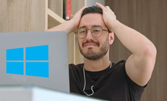 Error de Windows con usuario usando el ordenador portátil.