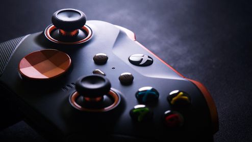Mando para jugar en Windows con el diseño de la Xbox.