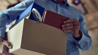 caja con pertenencias