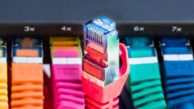 Cables de conexión Ethernet de varios colores
