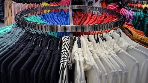tienda de ropa camisas