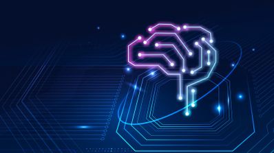 Ilustración de cerebro artificial, simbolizando la generación por medio de IA
