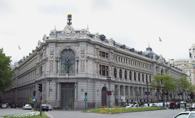 Edificio Oficial del Bando de España, situado en el centro de Madrid
