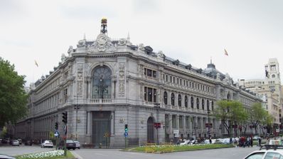 Edificio Oficial del Bando de España, situado en el centro de Madrid