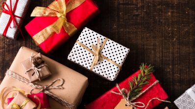 Paquetes de regalos navideños para el día de reyes