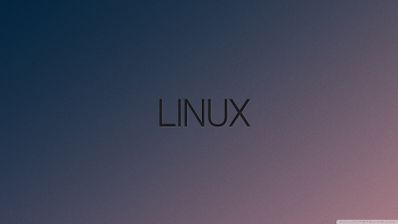 Diseño gradiente de fondo con fuente tipográfica embellecida de LInux